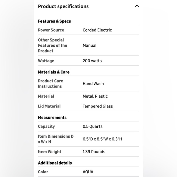 NIB RARE - Dash Mini Rice Cooker - Portable, cooks oatmeal, quinoa and pasta! - Picture 8 of 8